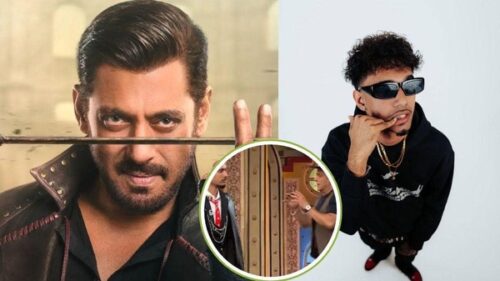 Yung DSA Harsh Machare with Salman Khan on Bigg Boss 20 Premiere